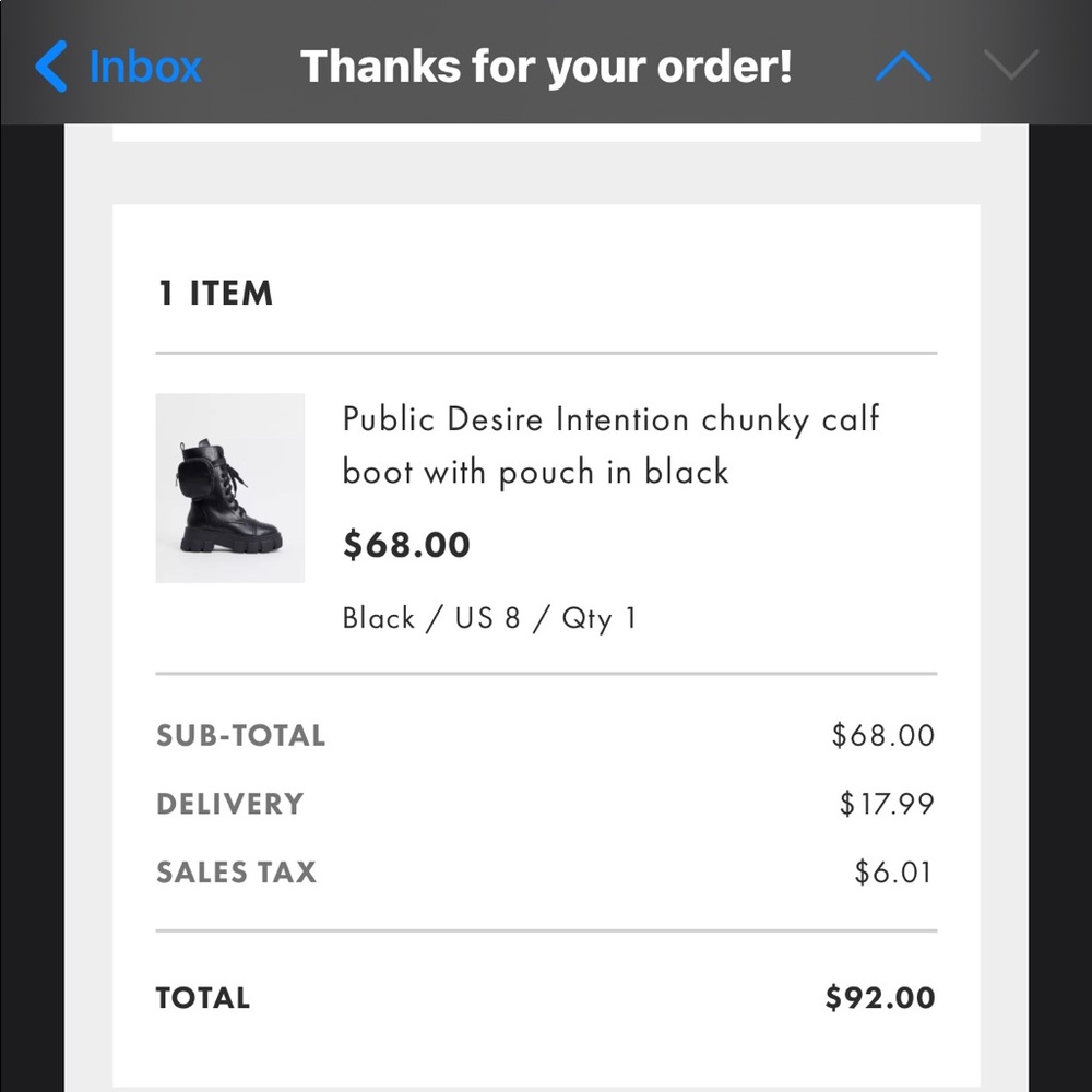 Public Desire Intention Chunky Lace Up Boots . - Picture 4 of 5